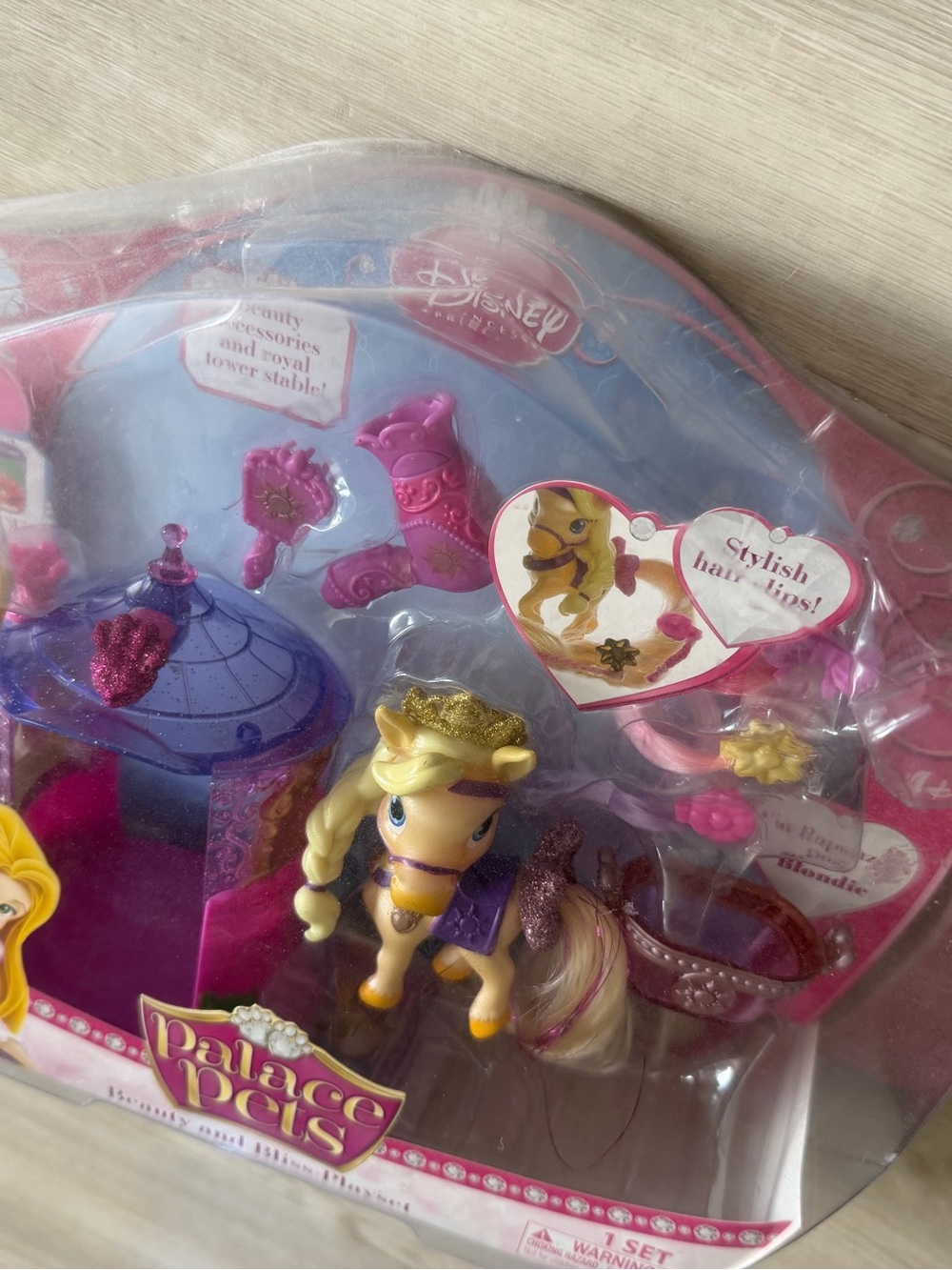 Disney Princess Palace Pets Beauty and Bliss Rapunzel's Pony Blondie Play Set - Picture 2 of 4